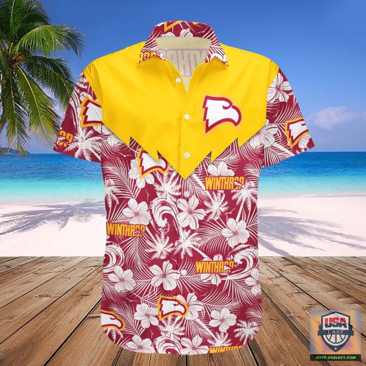 How To Buy Winthrop Eagles NCAA Tropical Seamless Hawaiian Shirt