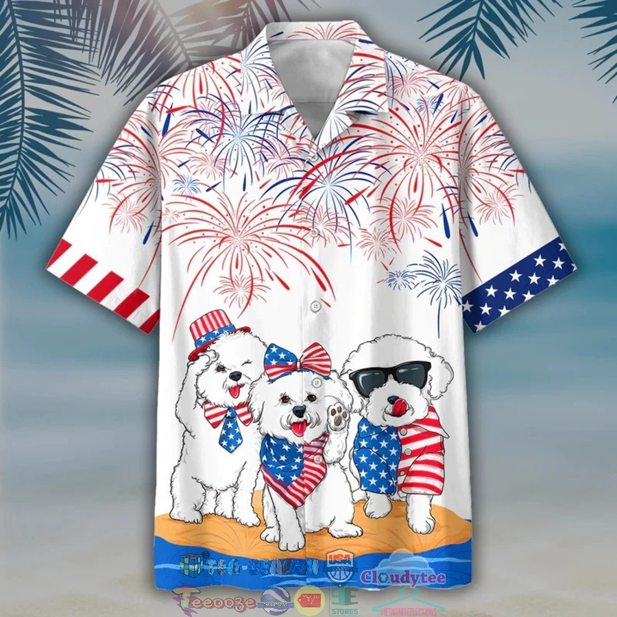 Bichon Frise Independence Day Is Coming Hawaiian Shirt
