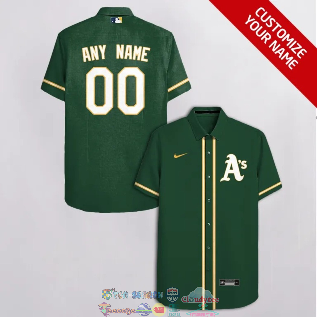 100K Sold Oakland Athletics MLB Personalized Hawaiian Shirt