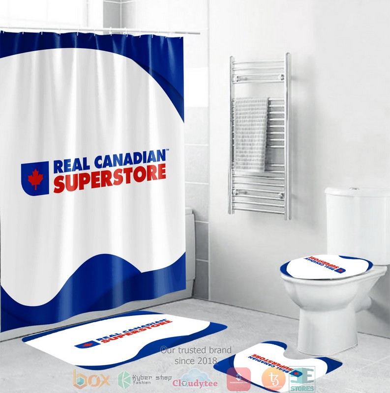 BEST Real Canadian Superstore Shower curtain bathroom set