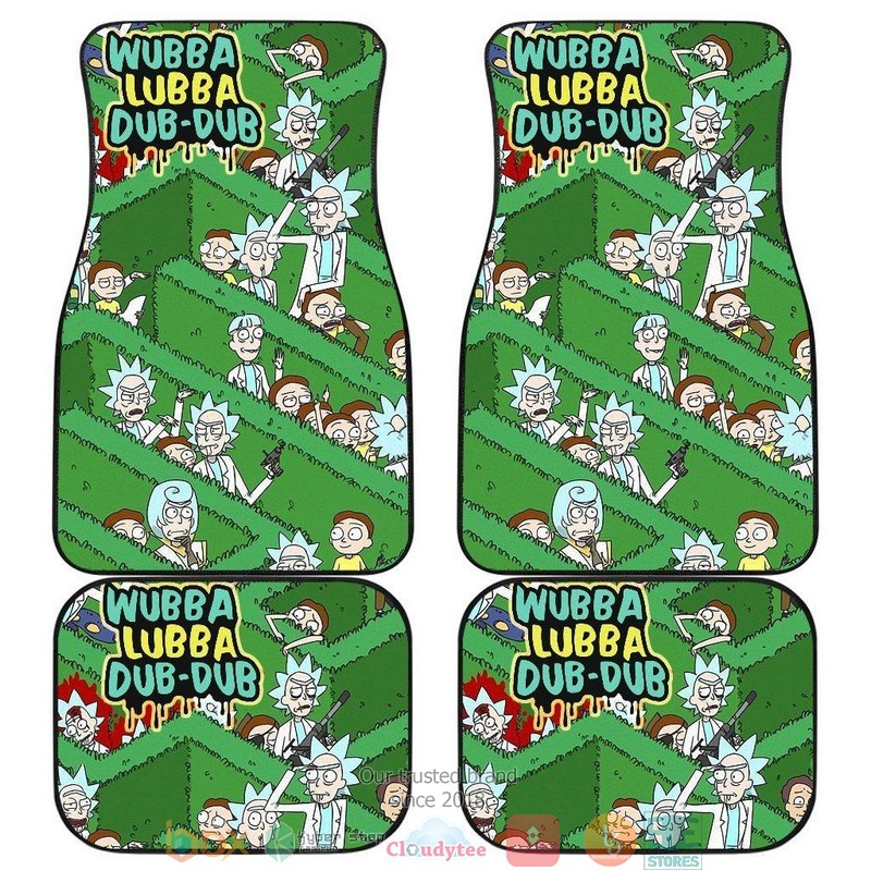 NEW Rick Morty In A Maze Rick And Morty Car Floor Mats