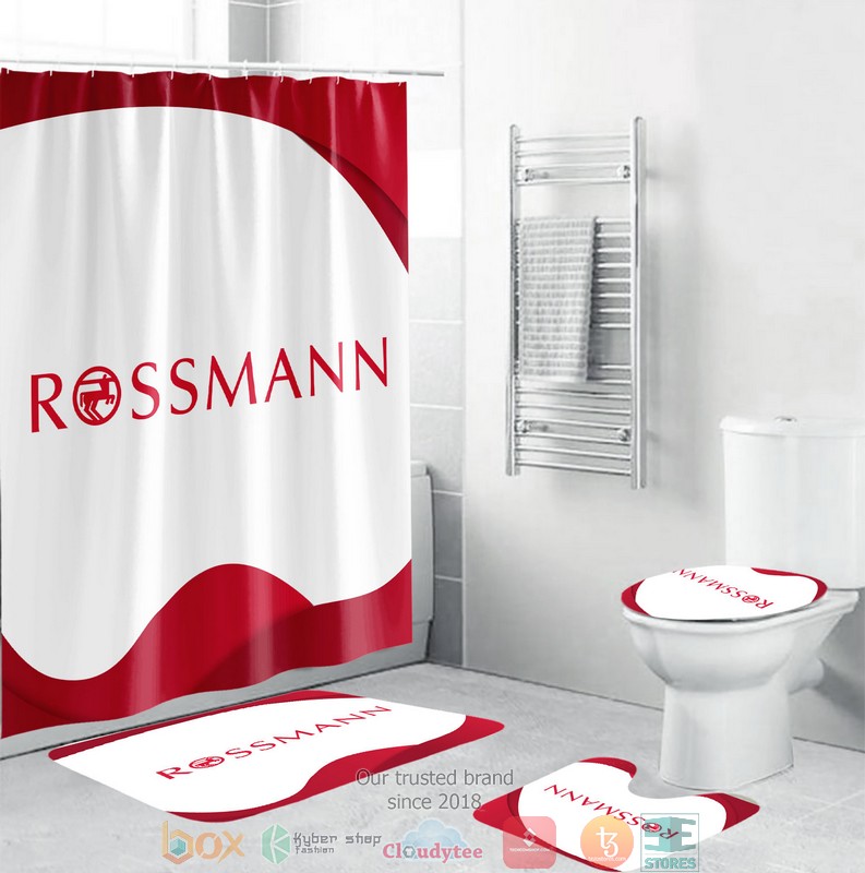 BEST Rossmann Shower curtain bathroom set
