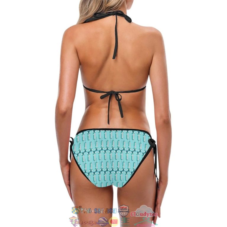 Phlebotomist Concept Design Two Piece Bikini Set Swimsuit Beach