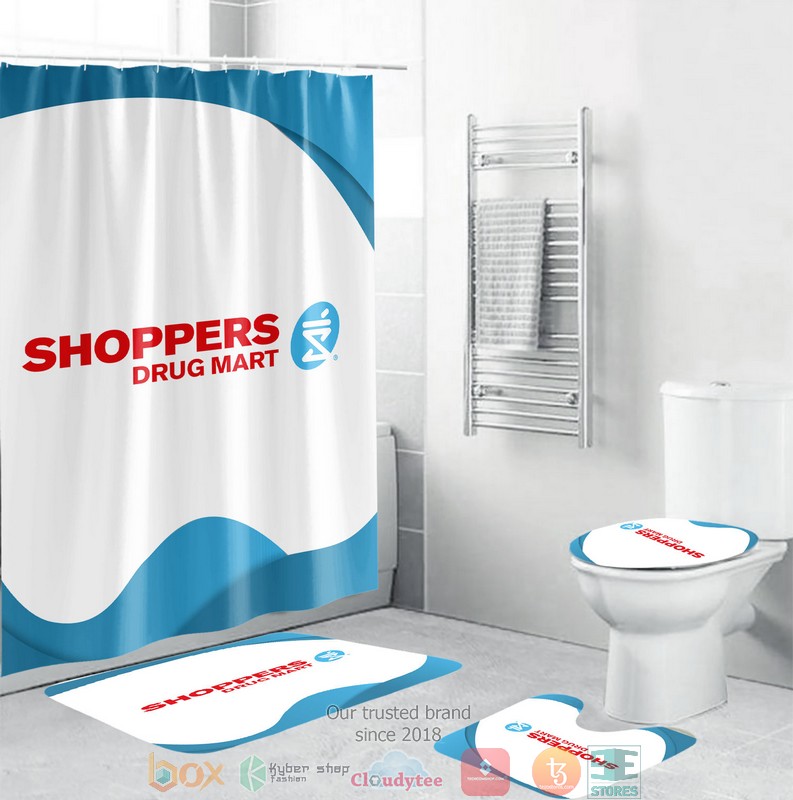 BEST Shoppers Drug Mart Shower curtain bathroom set