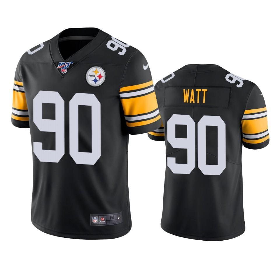 NEW T.J. Watt Pittsburgh Steelers 100th Season Football Jersey