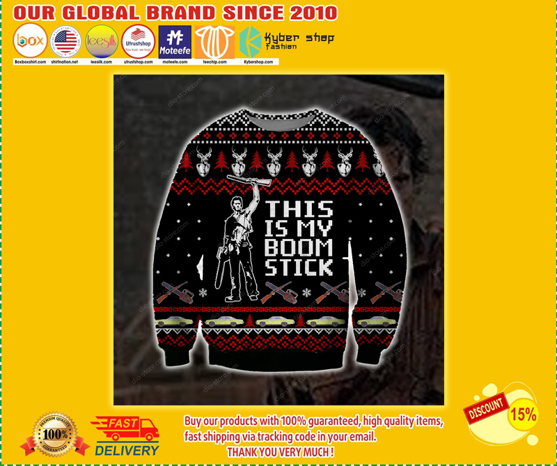THIS IS MY BOOMSTICK UGLY CHRISTMAS SWEATER – BBS