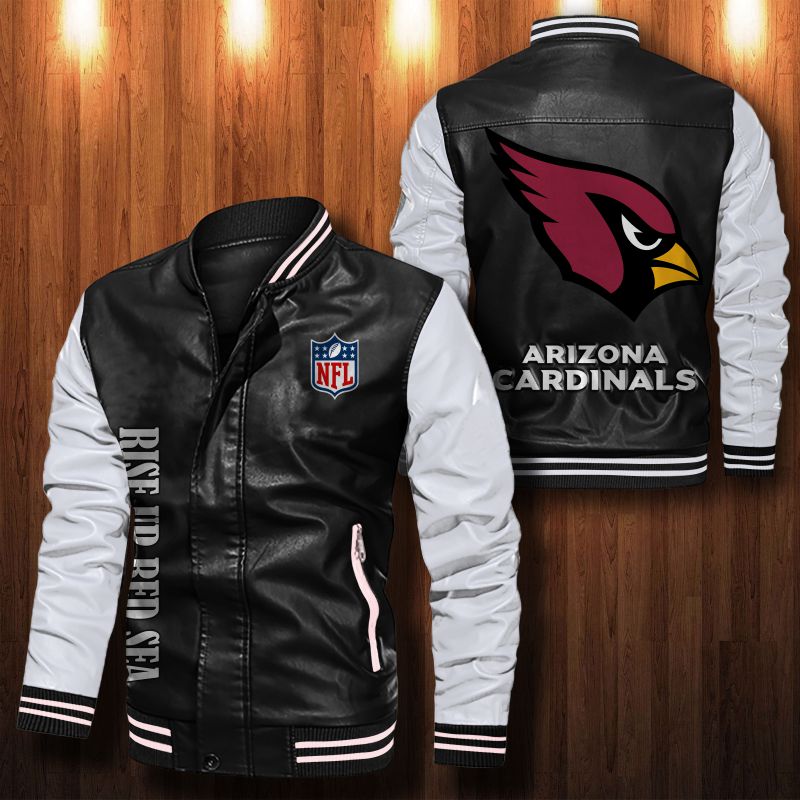 Arizona Cardinals Bomber Leather Jacket