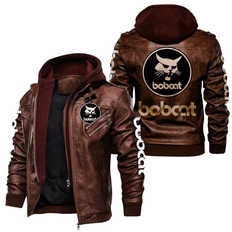 Bobcat Company Leather Jacket