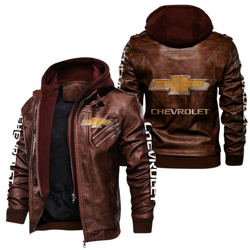 Chevrolet logo Leather Jacket