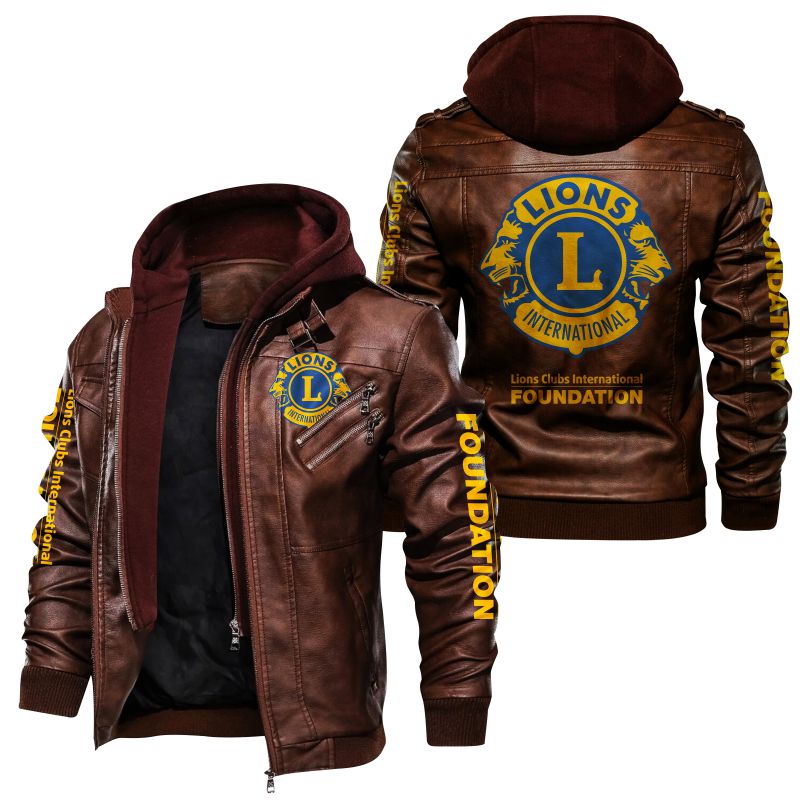 Lions Clubs International Leather Jacket