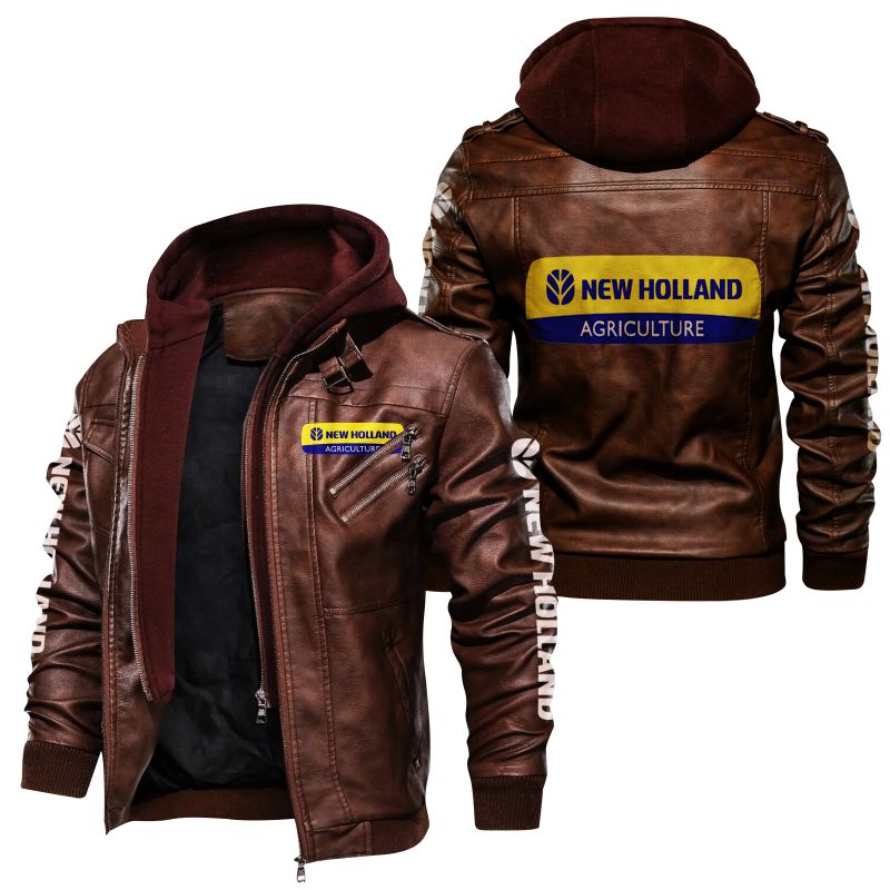 New Holland Agriculture Leather Jacket