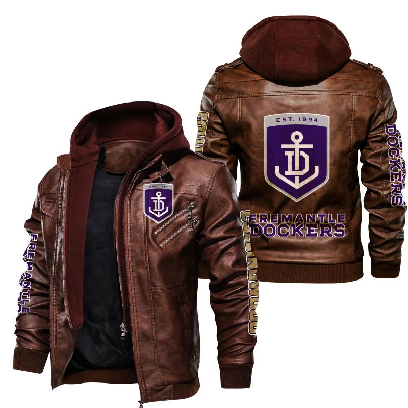 Fremantle Football Club AFL Leather Jacket