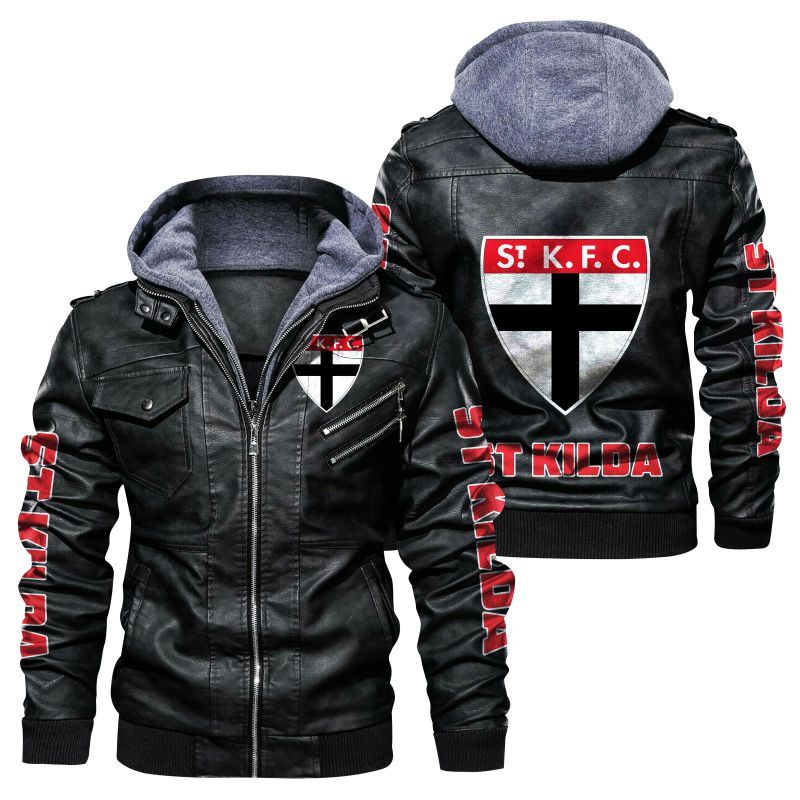 St Kilda Football Club AFL Leather Jacket