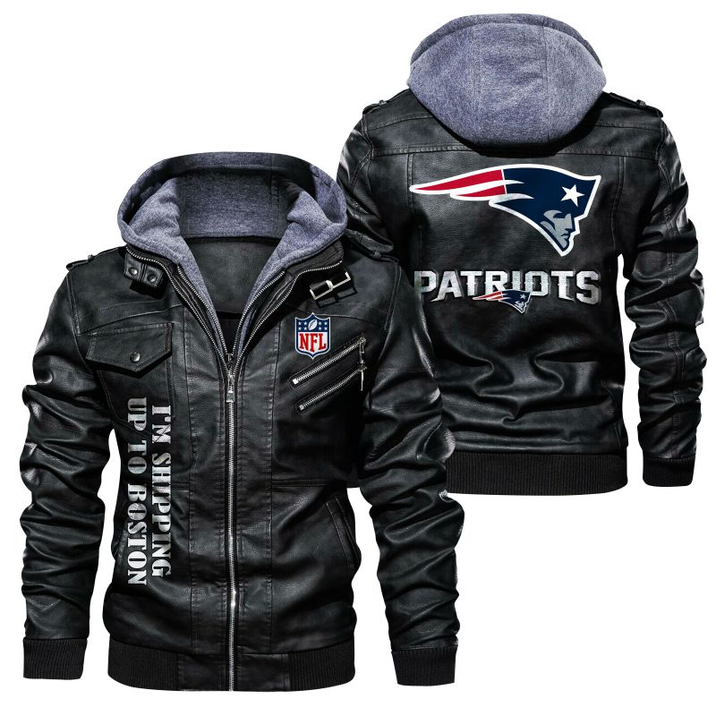 New England Patriots Leather Jacket
