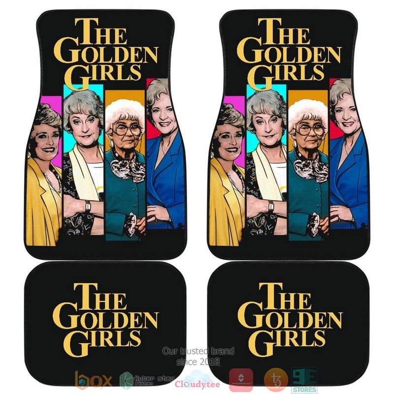 NEW The Golden Girls Art TV Show Car Floor Mats
