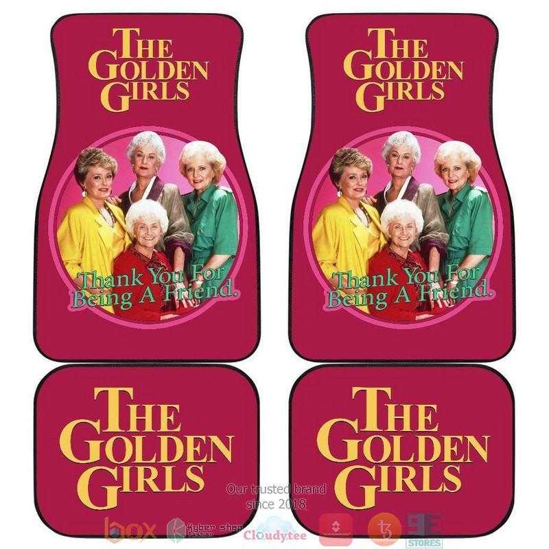 NEW The Golden Girls Circle Friend TV Show Car Floor Mats