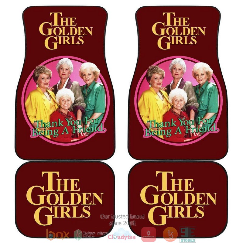 NEW The Golden Girls TV Show Circle Friend Car Floor Mats