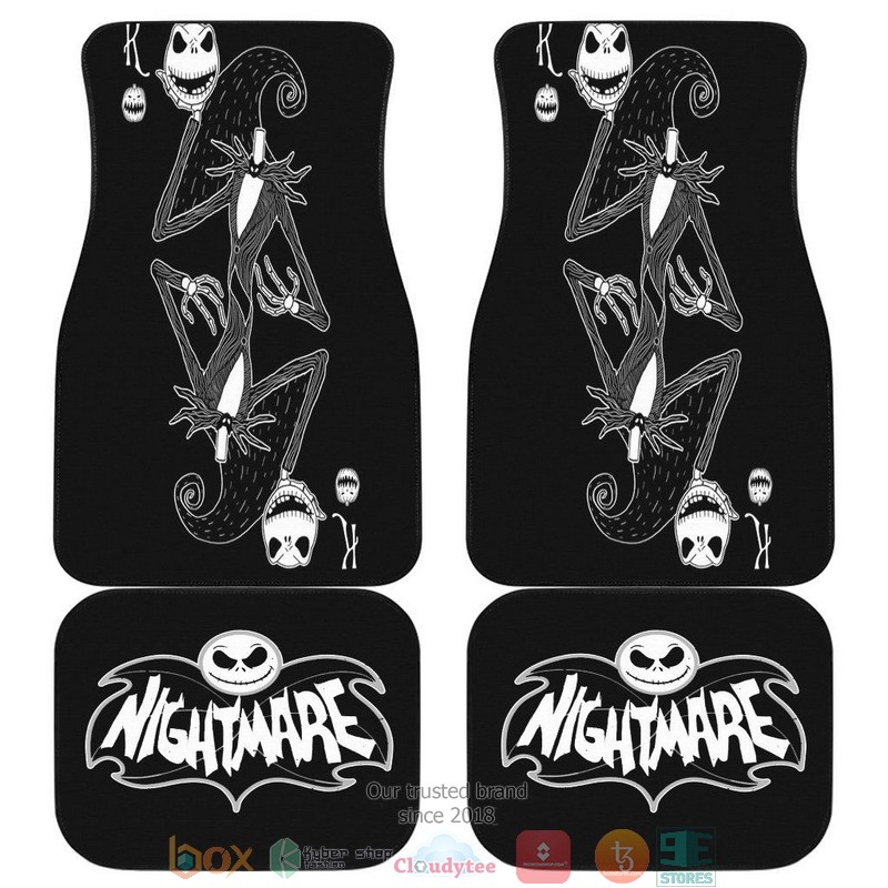 NEW The Nightmare Before Christmas Jack Take Off Head Car Floor Mats