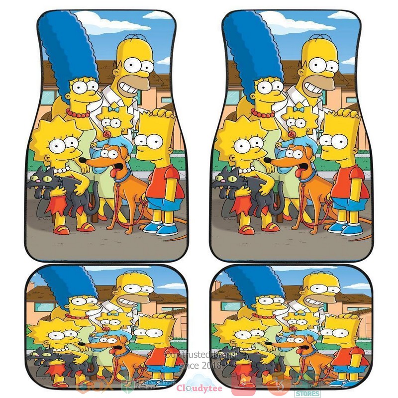 NEW The Simpsons TV Cartoon Car Floor Mats