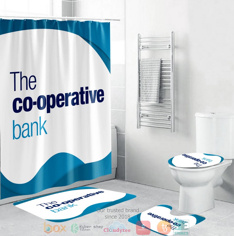 BEST The co-operative bank Shower curtain bathroom set