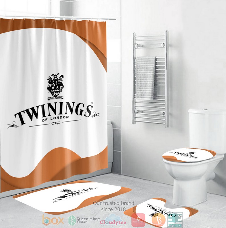 BEST Twinings Shower curtain bathroom set