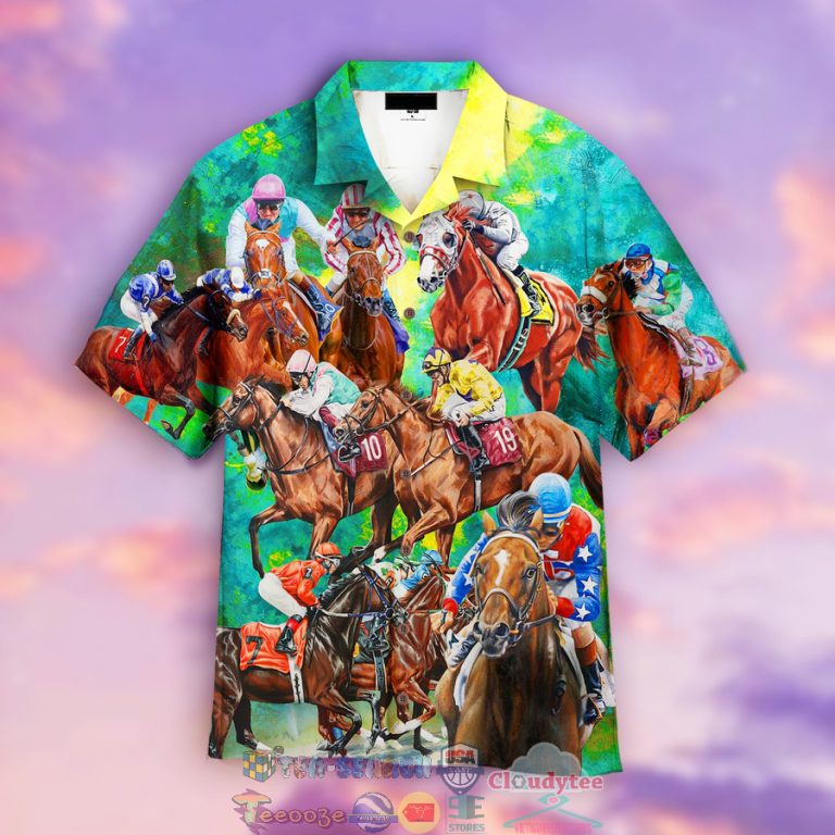 4th Of July Independence Day Kentucky Derby Horse Racing Hawaiian Shirt
