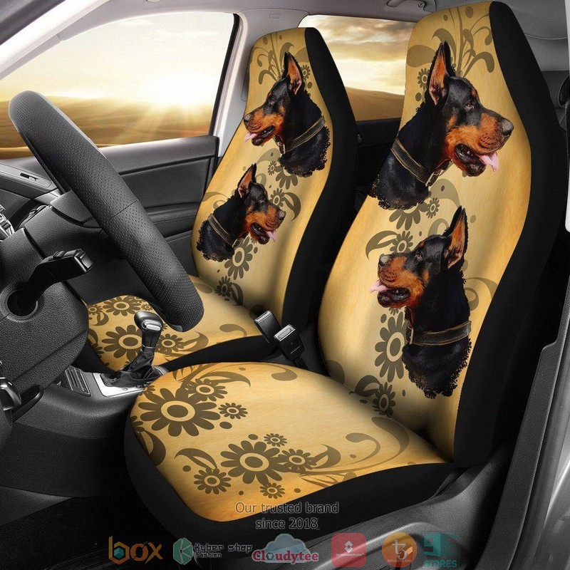 NEW Vintage Doberman Dog Car Seat Covers