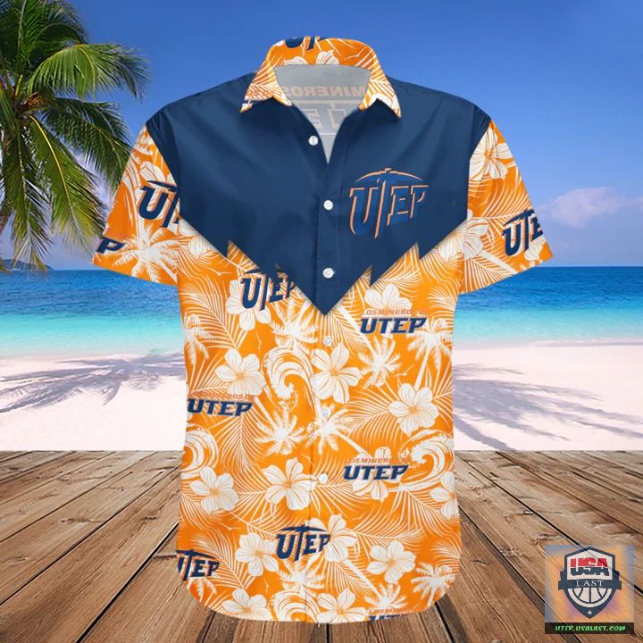 Top Alibaba UTEP Miners NCAA Tropical Seamless Hawaiian Shirt