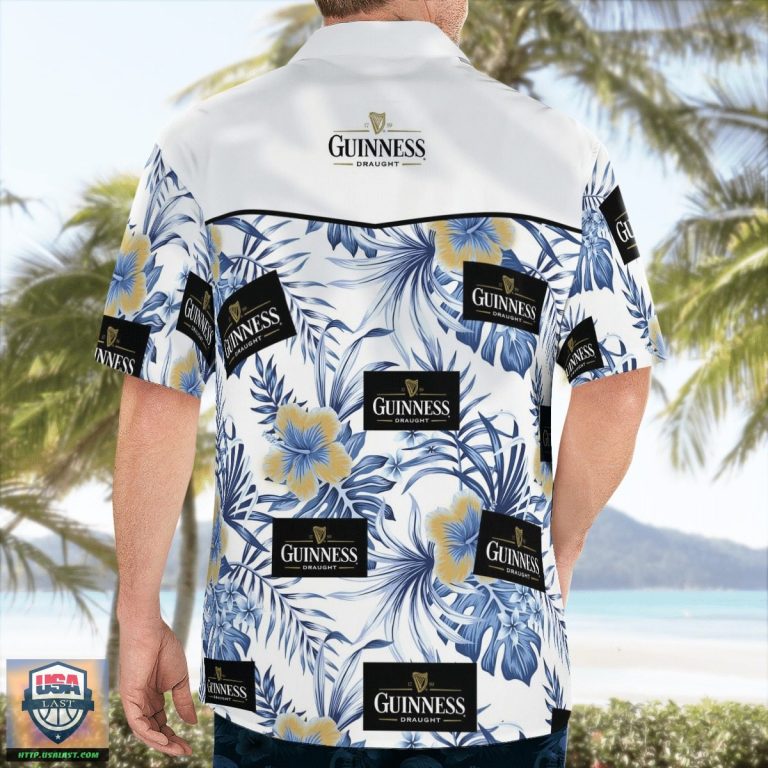Where To Buy Guinness Logo Beer Hawaiian Shirt Summer Short