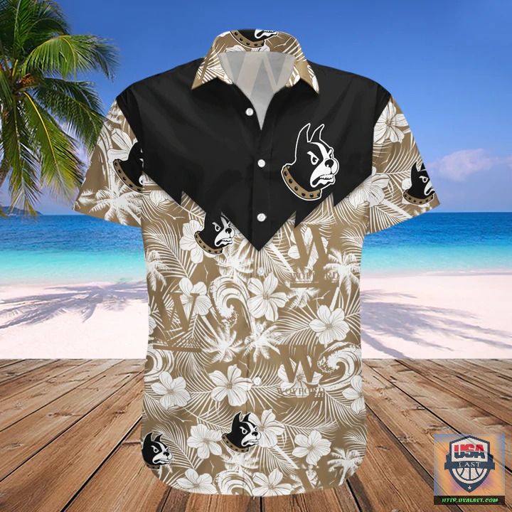 Available Wofford Terriers NCAA Tropical Seamless Hawaiian Shirt