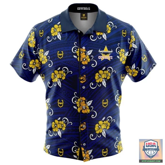 The Great North Queensland Cowboys NRL Hawaiian Shirt