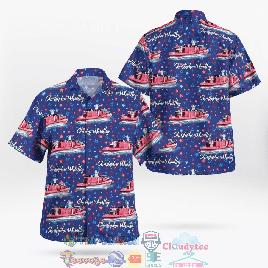 Chicago Fire Department Christopher Wheatley Independence Day Hawaiian Shirt