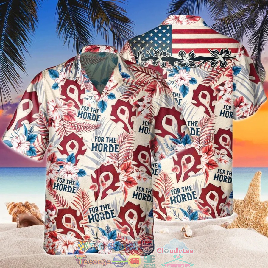 4th Of July Independence Day For The Horde World Of Warcraft Tropical Hawaiian Shirt