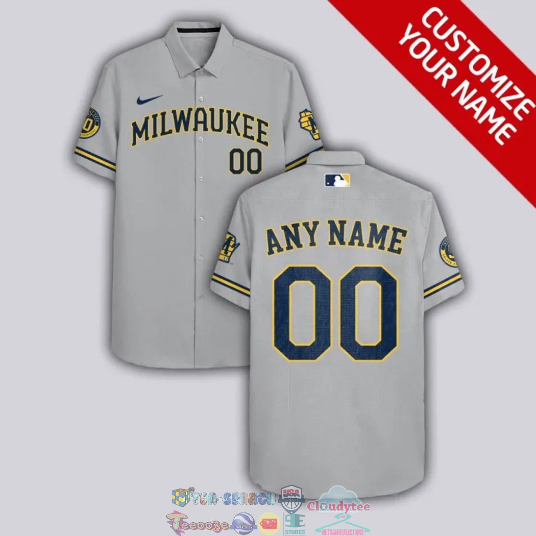Best Selling Milwaukee Brewers MLB Personalized Hawaiian Shirt