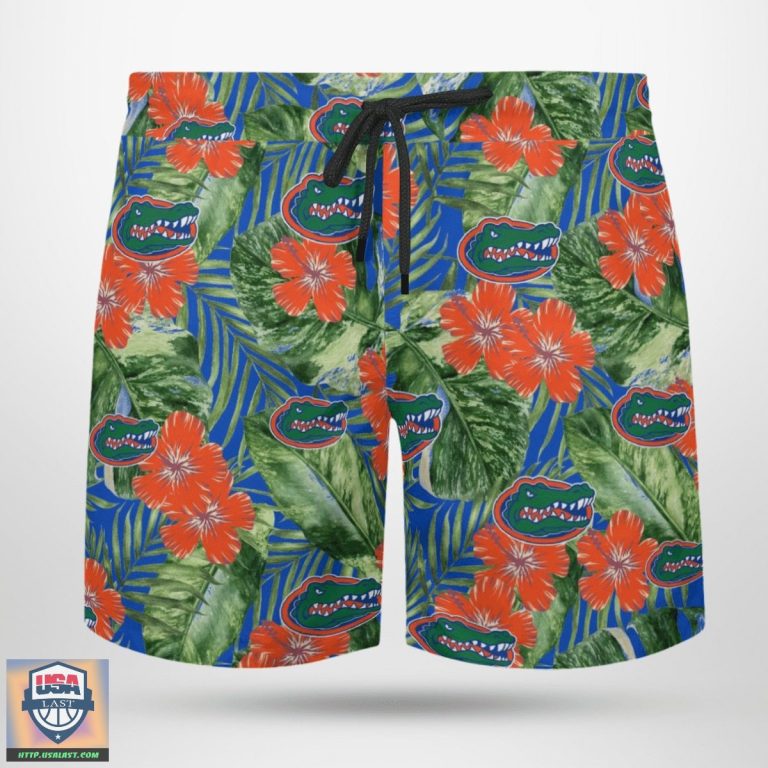 New Fashion Florida Gators NCAA Hawaiian Shirts Beach Short