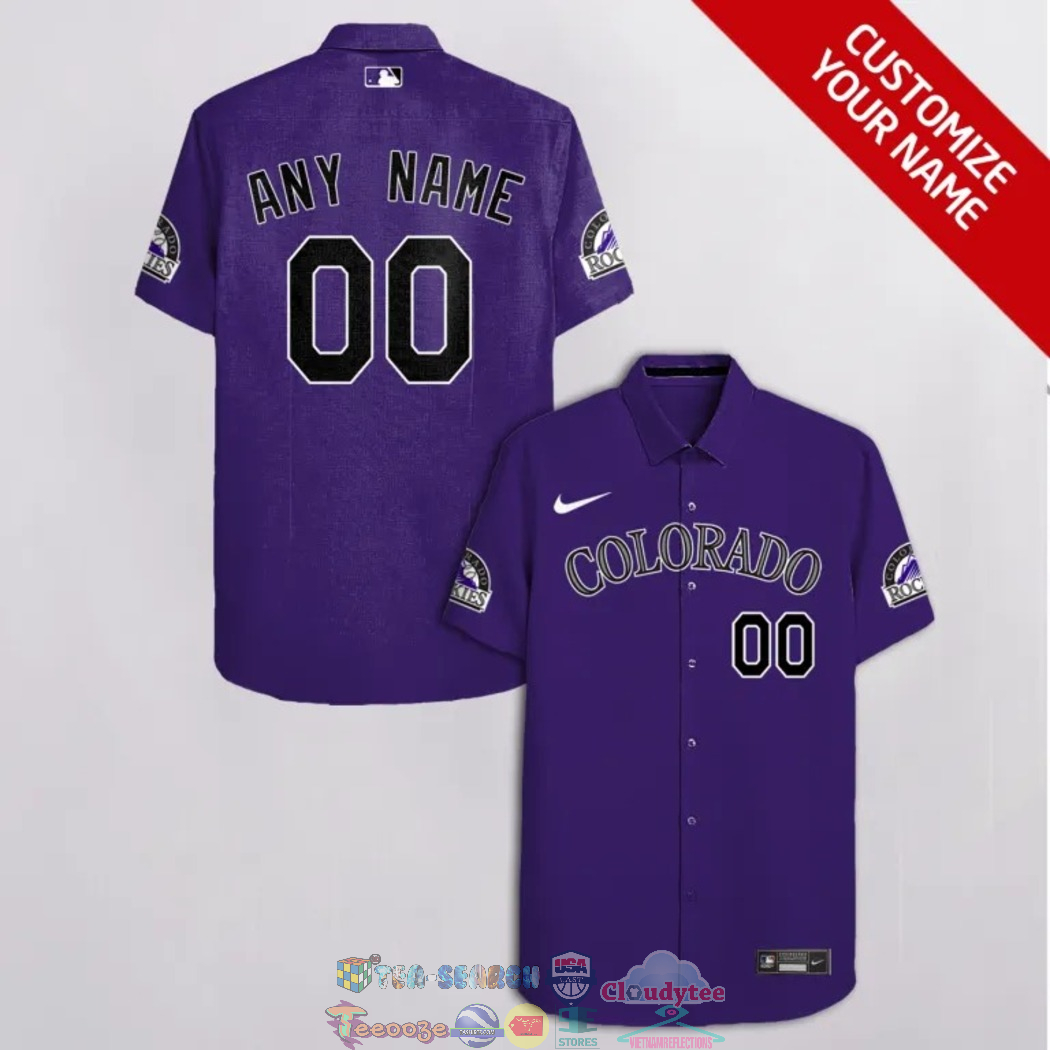 New Item Colorado Rockies MLB Personalized Hawaiian Shirt