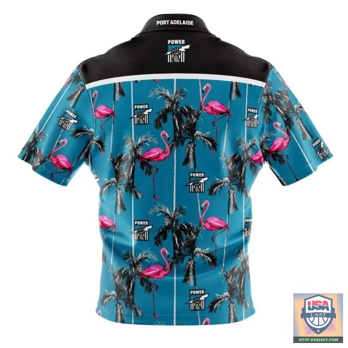 Best Quality Port Adelaide AFL Flamingo Hawaiian Shirt