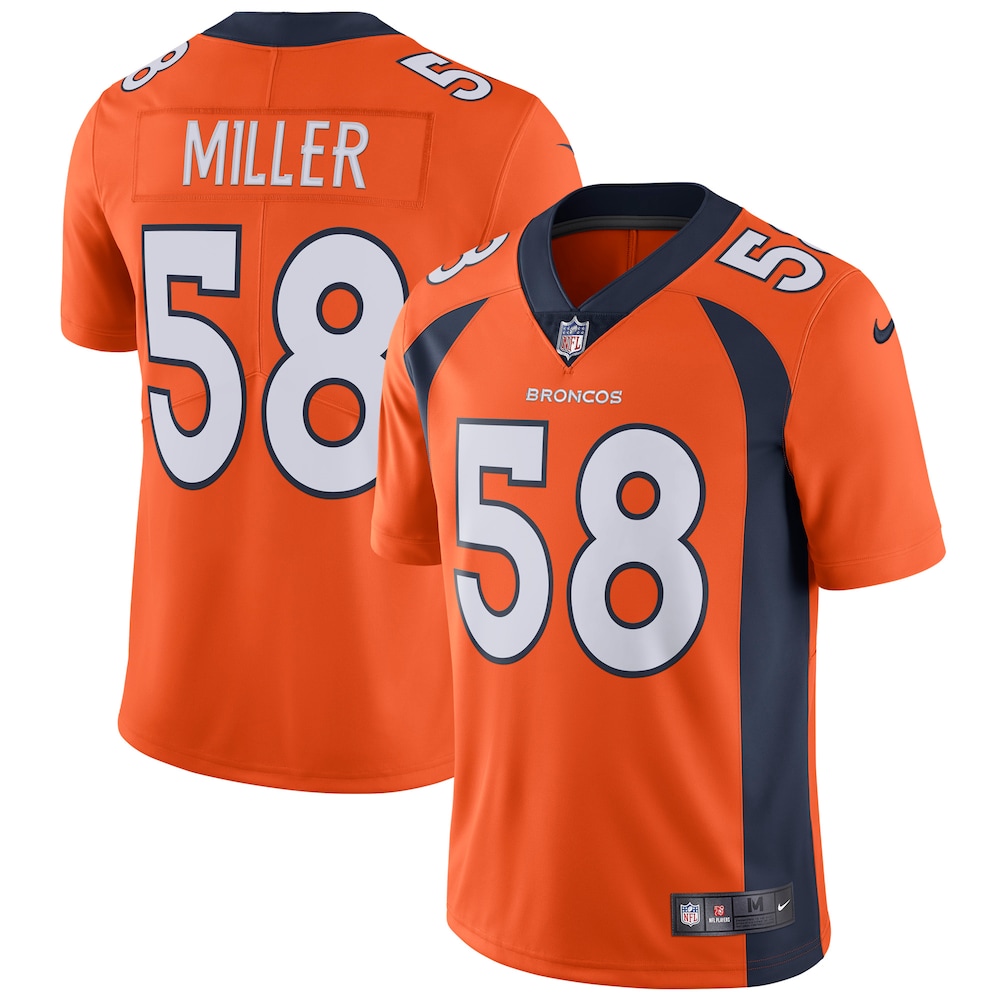 Denver Broncos 58 Von Miller Football Jersey