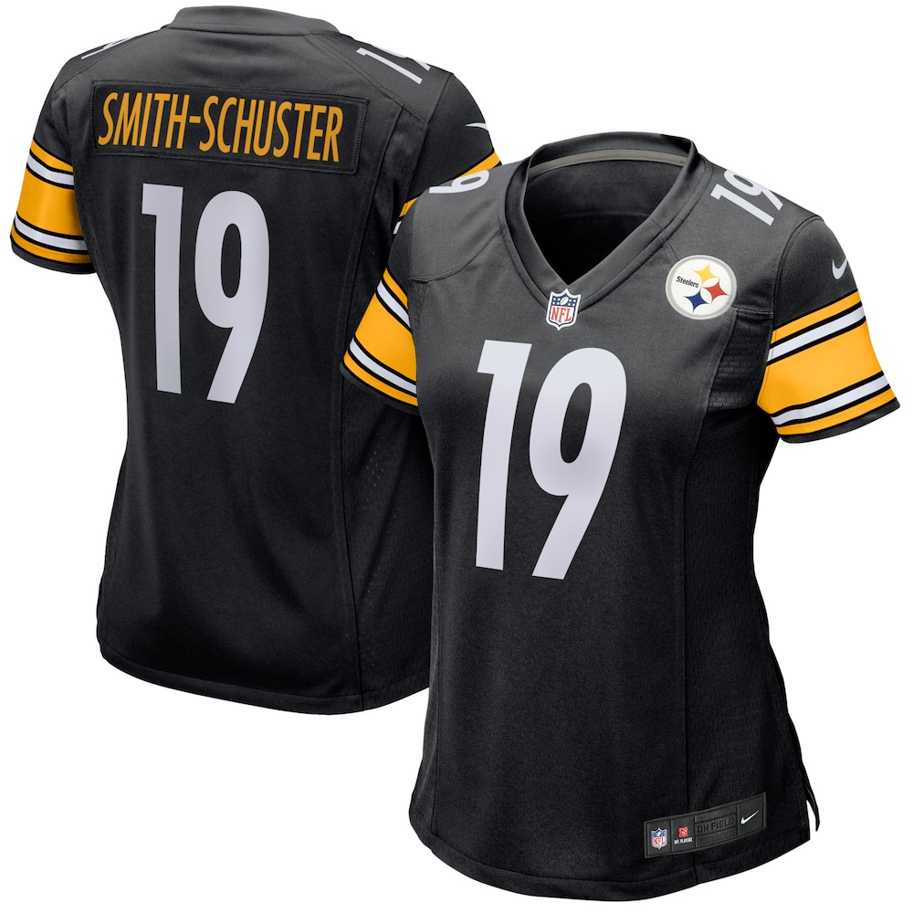 NEW Pittsburgh Steelers JuJu Smith-Schuster Black Game Player Football Jersey