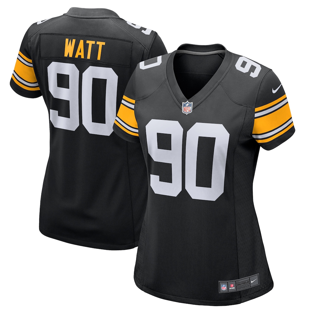 NEW Pittsburgh Steelers T.J. Watt Black Alternate Football Jersey