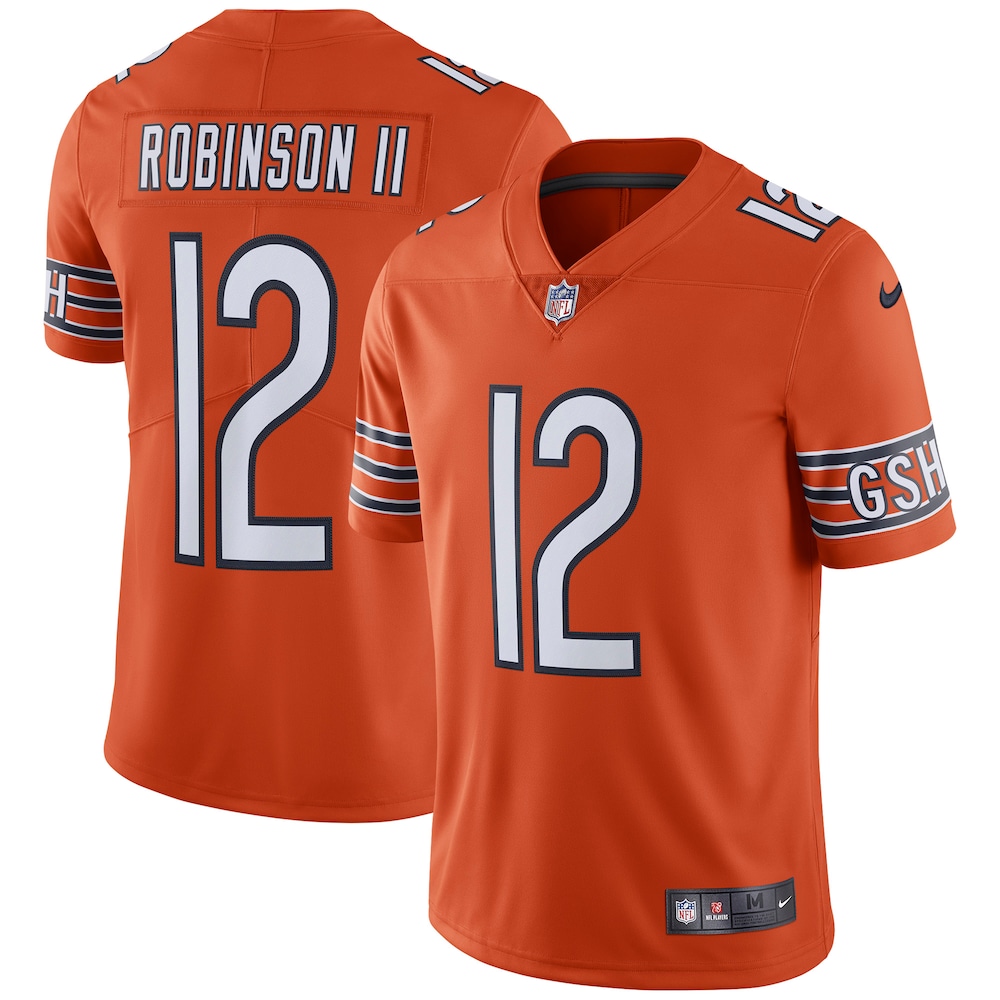 NEW Men’s Chicago Bears Allen Robinson Orange Team Color Vapor Untouchable Football Jersey