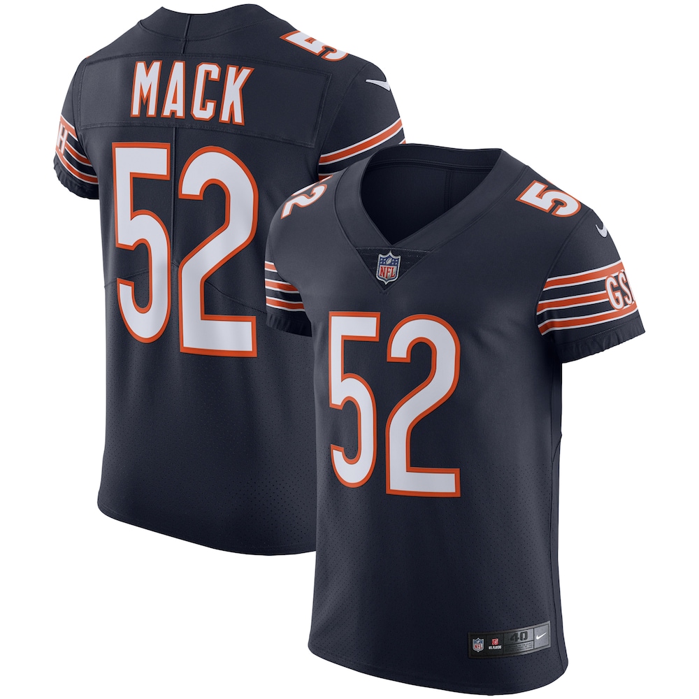NEW Men’s Chicago Bears Khalil Mack Navy Vapor Elite Football Jersey