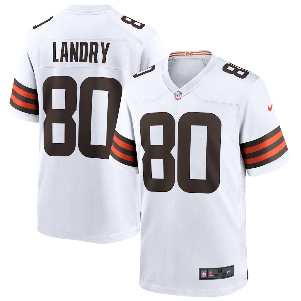 Cleveland Browns Jarvis Landry White Football Jersey