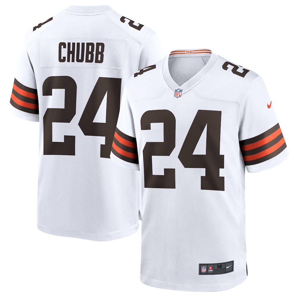 Cleveland Browns 24 Nick Chubb Football Jersey