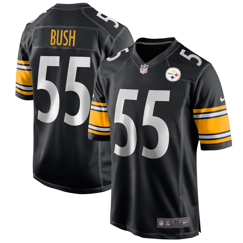 NEW Pittsburgh Steelers Devin Bush Black Football Jersey