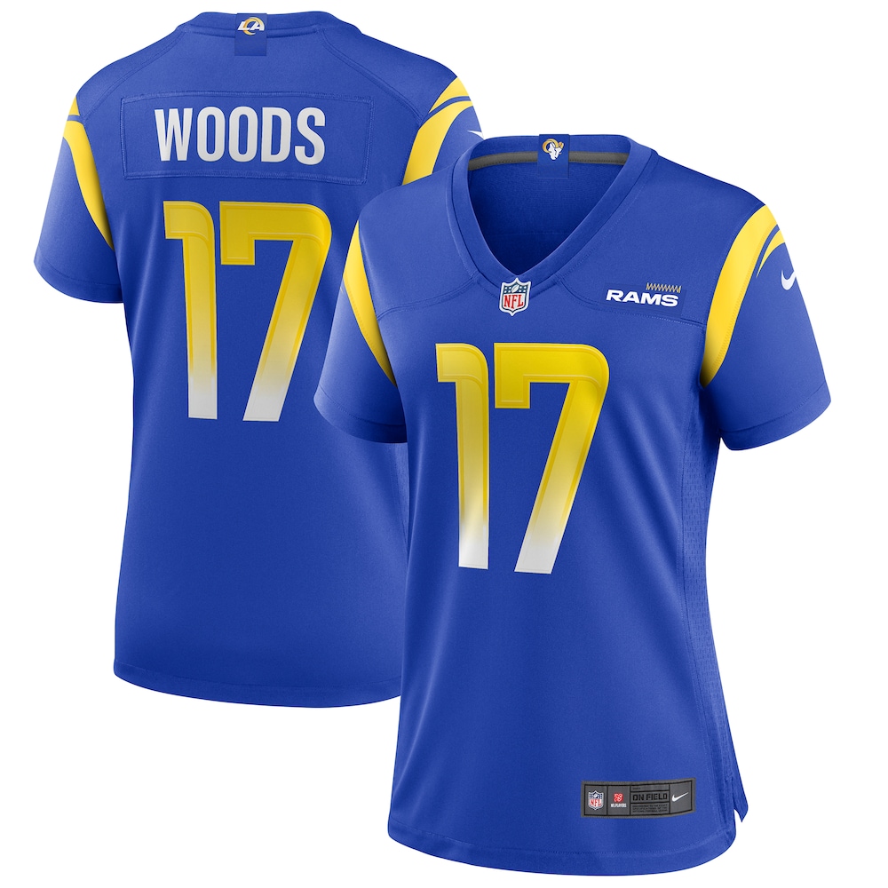 NEW Los Angeles Rams Robert Woods Royal Game Player Football Jersey