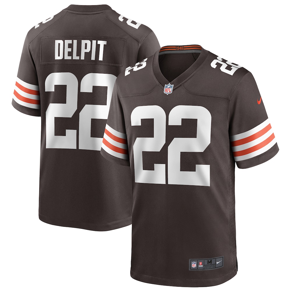 Cleveland Browns Grant Delpit Brown Player Football Jersey