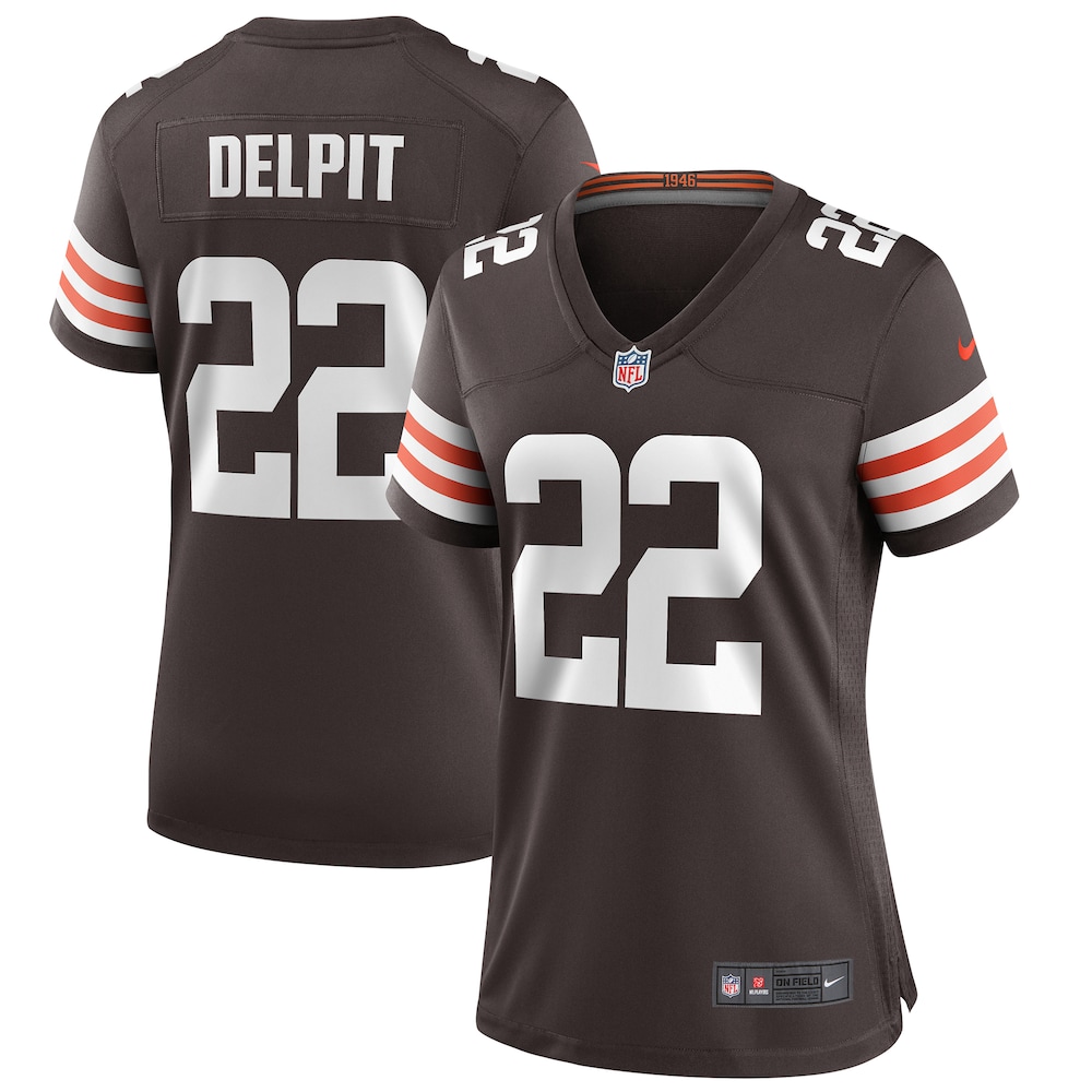 Cleveland Browns Grant Delpit Brown Football Jersey