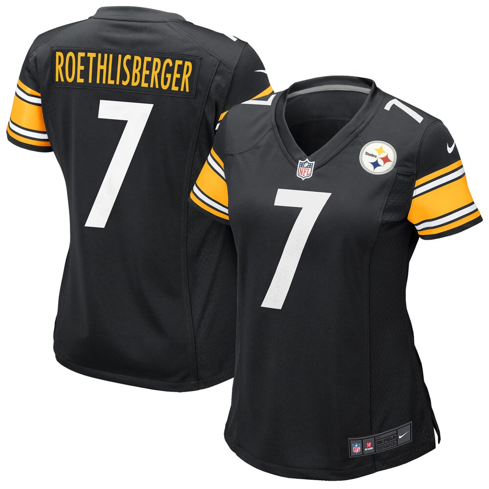 NEW Pittsburgh Steelers Ben Roethlisberger Black Team Football Jersey