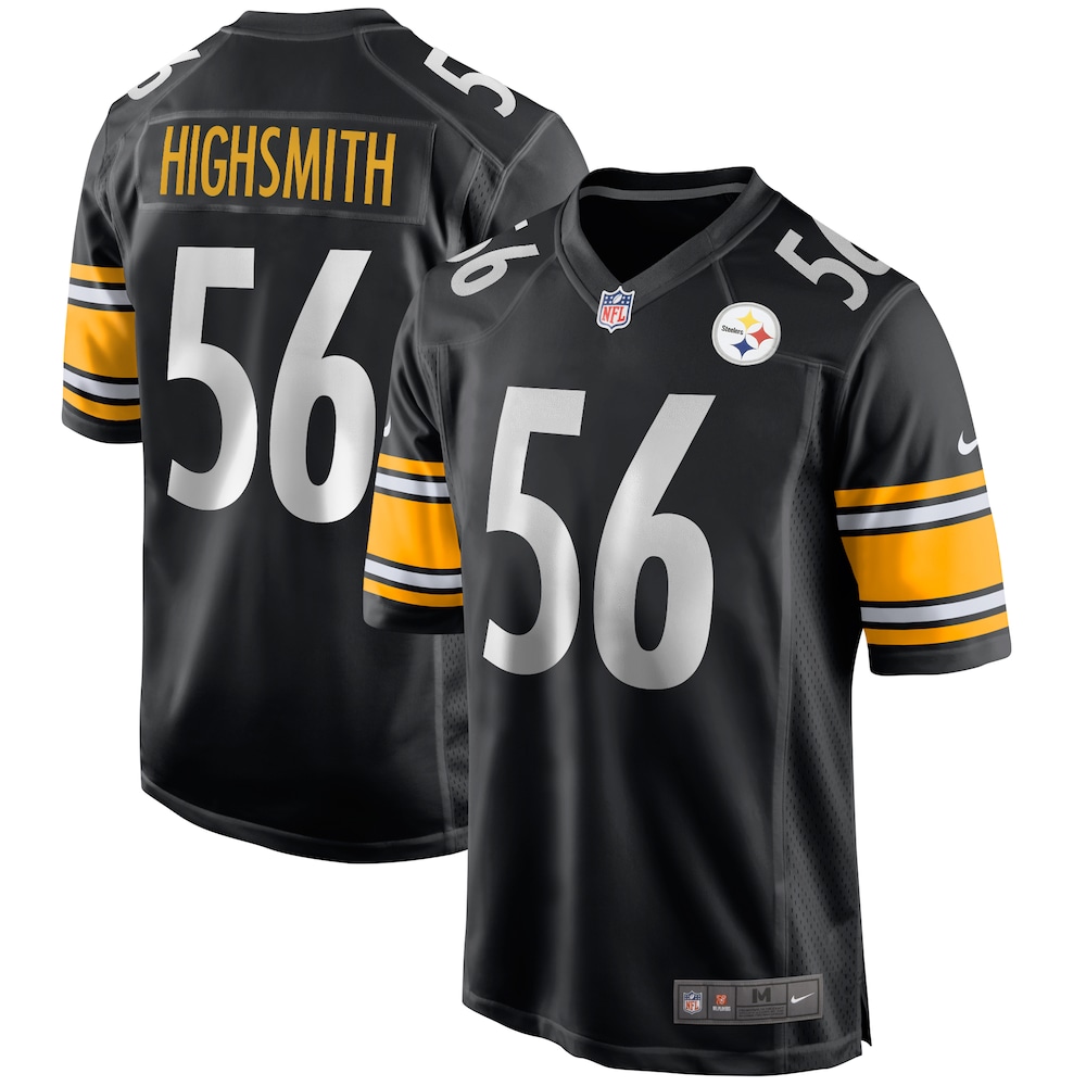 NEW Pittsburgh Steelers Alex Highsmith 56 Black Football Jersey